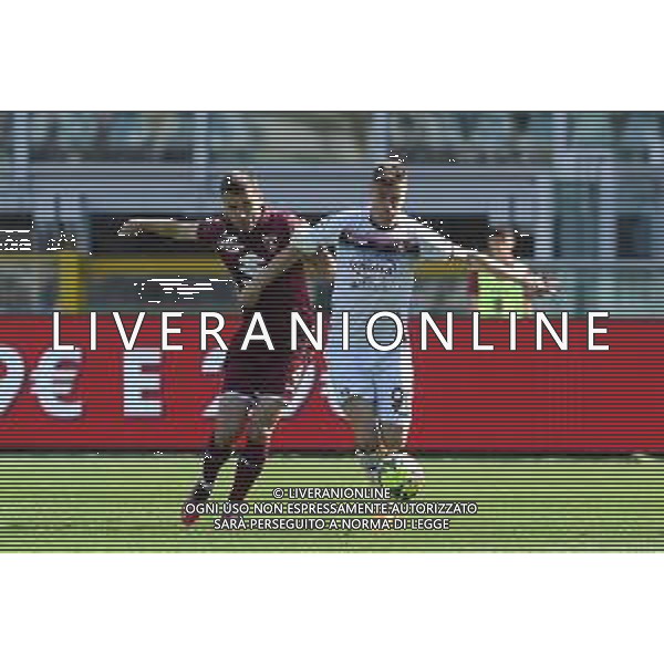 TVMV-Torino 16.04.2023 Stadio Grande Torino © Manuela Viganti/Agenzia Aldo Liverani Torino vs Salernitana Campionato Calcio Serie A TIM 2022/2023 30a giornata Nella foto: alessandro buongiorno e krzysztof piatek ©Viganti / AGENZIA ALDO LIVERANI SAS