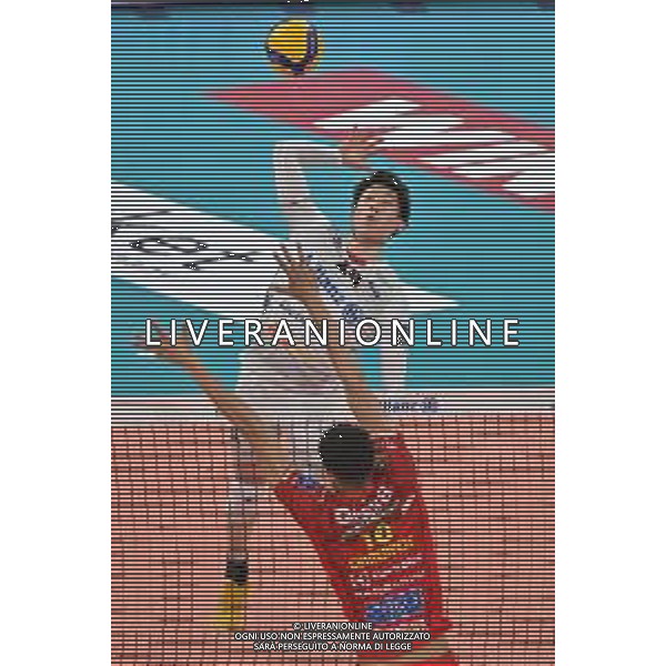 TVRG Yuki Ishikawa (Powervolley Milano) Allianz Powervolley Milano vs Cucine Lube Civitanova Milano 16-04-2023 Allianz Cloud PalaLido SuperLega Credem Banca - gara 2 semifinali play off scudetto foto Roberto Garavaglia/ag. Aldo Liverani sas/ AGENZIA ALDO LIVERANI SAS