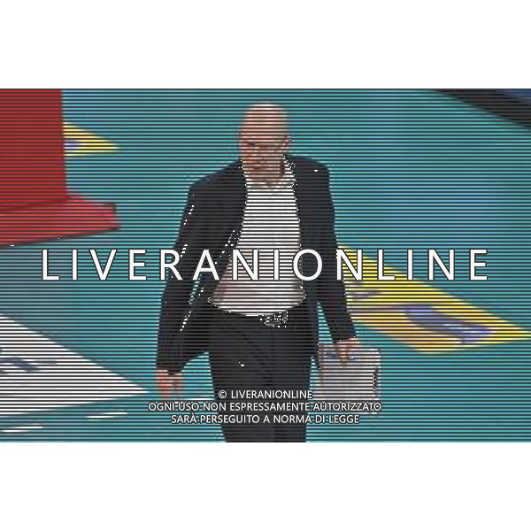 TVRG Roberto Piazza allenatore Powervolley Milano Allianz Powervolley Milano vs Cucine Lube Civitanova Milano 16-04-2023 Allianz Cloud PalaLido SuperLega Credem Banca - gara 2 semifinali play off scudetto foto Roberto Garavaglia/ag. Aldo Liverani sas/ AGENZIA ALDO LIVERANI SAS