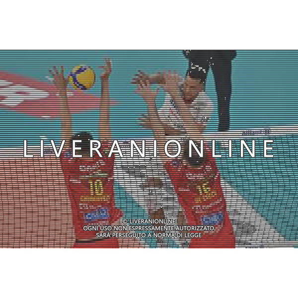 TVRG Mergarejo Hernandez Osniel Melgarejo (Powervolley Milano) Allianz Powervolley Milano vs Cucine Lube Civitanova Milano 16-04-2023 Allianz Cloud PalaLido SuperLega Credem Banca - gara 2 semifinali play off scudetto foto Roberto Garavaglia/ag. Aldo Liverani sas/ AGENZIA ALDO LIVERANI SAS