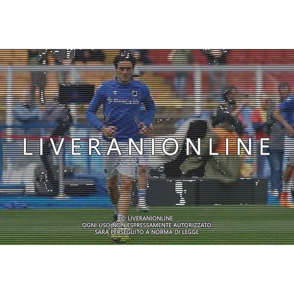 Tommaso Augello (UC Sampdoria) during the Italian soccer Serie A match US Lecce vs UC Sampdoria on April 16, 2023 at the Via del Mare stadium in Lecce, Italy. Photo by Emmanuele Mastrodonato/ag. Aldo Liverani sas / AGENZIA ALDO LIVERANI SAS
