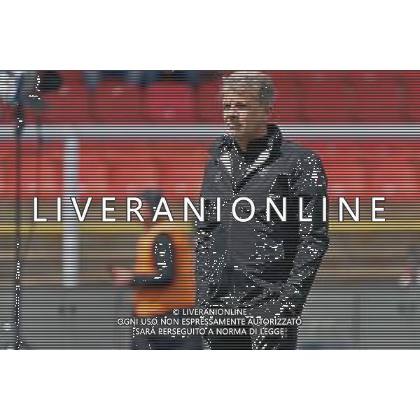 coach Marco Baroni (US Lecce) during the Italian soccer Serie A match US Lecce vs UC Sampdoria on April 16, 2023 at the Via del Mare stadium in Lecce, Italy. Photo by Emmanuele Mastrodonato/ag. Aldo Liverani sas / AGENZIA ALDO LIVERANI SAS