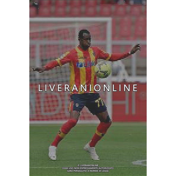 Assan Ceesay (US Lecce) during the Italian soccer Serie A match US Lecce vs UC Sampdoria on April 16, 2023 at the Via del Mare stadium in Lecce, Italy. Photo by Emmanuele Mastrodonato/ag. Aldo Liverani sas / AGENZIA ALDO LIVERANI SAS