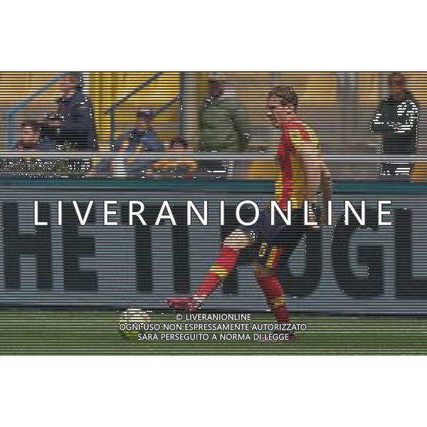 Federico Baschirotto (US Lecce) during the Italian soccer Serie A match US Lecce vs UC Sampdoria on April 16, 2023 at the Via del Mare stadium in Lecce, Italy. Photo by Emmanuele Mastrodonato/ag. Aldo Liverani sas / AGENZIA ALDO LIVERANI SAS