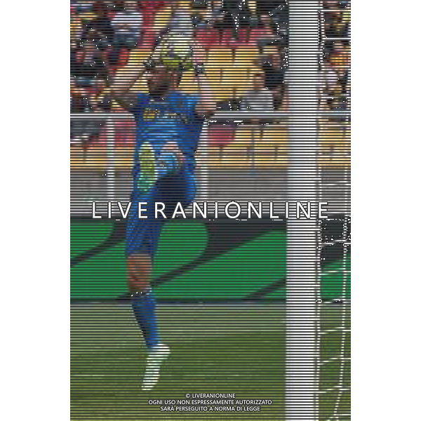 Wladimiro Falcone (US Lecce) during the Italian soccer Serie A match US Lecce vs UC Sampdoria on April 16, 2023 at the Via del Mare stadium in Lecce, Italy. Photo by Emmanuele Mastrodonato/ag. Aldo Liverani sas / AGENZIA ALDO LIVERANI SAS