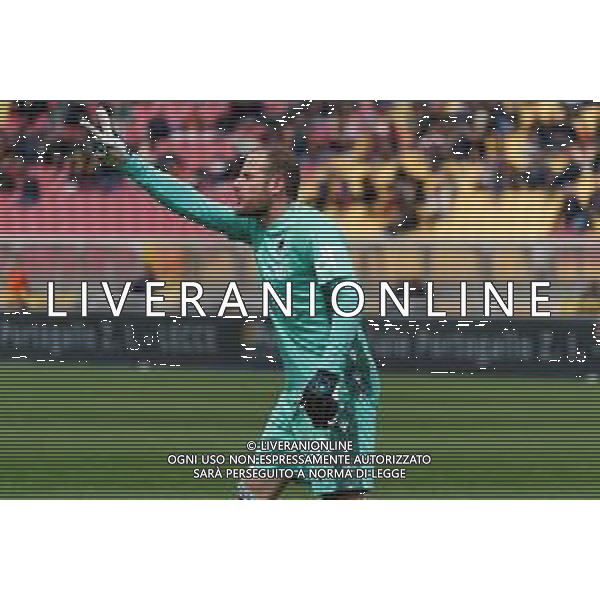 Nicola Ravaglia (UC Sampdoria) during the Italian soccer Serie A match US Lecce vs UC Sampdoria on April 16, 2023 at the Via del Mare stadium in Lecce, Italy. Photo by Emmanuele Mastrodonato/ag. Aldo Liverani sas / AGENZIA ALDO LIVERANI SAS