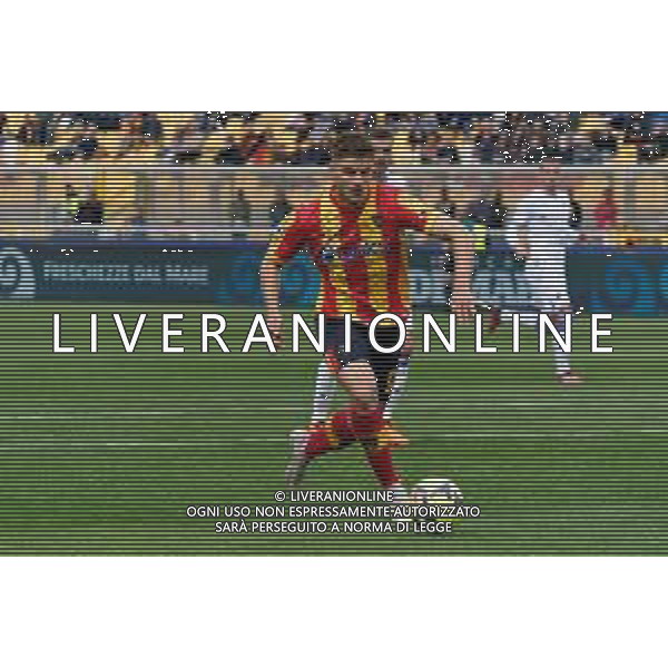 Lorenzo Colombo (US Lecce) during the Italian soccer Serie A match US Lecce vs UC Sampdoria on April 16, 2023 at the Via del Mare stadium in Lecce, Italy. Photo by Emmanuele Mastrodonato/ag. Aldo Liverani sas / AGENZIA ALDO LIVERANI SAS