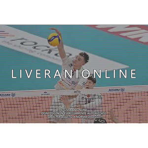 TVRG Agustin Loser (Powervolley Milano) Allianz Powervolley Milano vs Cucine Lube Civitanova Milano 16-04-2023 Allianz Cloud PalaLido SuperLega Credem Banca - gara 2 semifinali play off scudetto foto Roberto Garavaglia/ag. Aldo Liverani sas / AGENZIA ALDO LIVERANI SAS