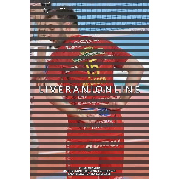 TVRG Luciano De Cecco (Civitanova) Allianz Powervolley Milano vs Cucine Lube Civitanova Milano 16-04-2023 Allianz Cloud PalaLido SuperLega Credem Banca - gara 2 semifinali play off scudetto foto Roberto Garavaglia/ag. Aldo Liverani sas / AGENZIA ALDO LIVERANI SAS
