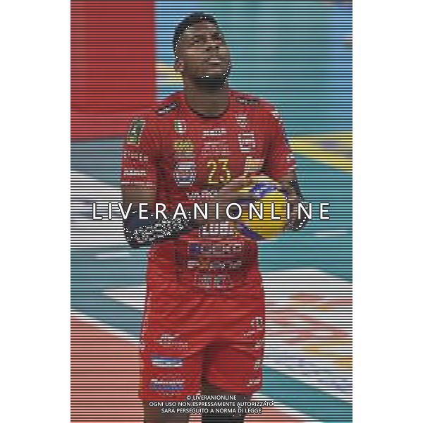 TVRG Marlon Yant Herrera (Civitanova) Allianz Powervolley Milano vs Cucine Lube Civitanova Milano 16-04-2023 Allianz Cloud PalaLido SuperLega Credem Banca - gara 2 semifinali play off scudetto foto Roberto Garavaglia/ag. Aldo Liverani sas / AGENZIA ALDO LIVERANI SAS