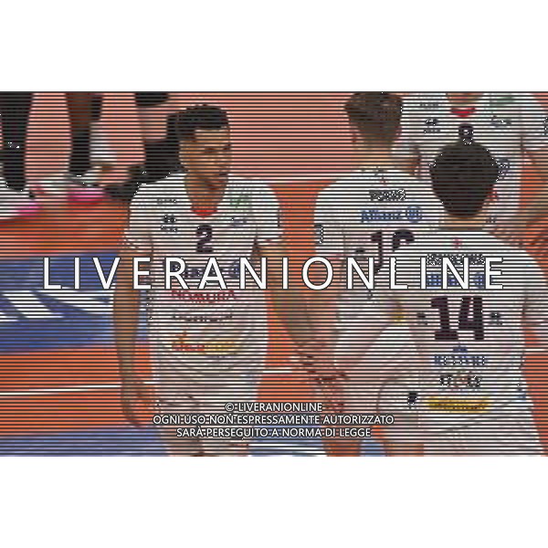 TVRG Mergarejo Hernandez Osniel Melgarejo (Powervolley Milano) Allianz Powervolley Milano vs Cucine Lube Civitanova Milano 16-04-2023 Allianz Cloud PalaLido SuperLega Credem Banca - gara 2 semifinali play off scudetto foto Roberto Garavaglia/ag. Aldo Liverani sas / AGENZIA ALDO LIVERANI SAS