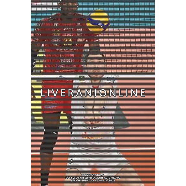 TVRG Matteo Piano (Powervolley Milano) Allianz Powervolley Milano vs Cucine Lube Civitanova Milano 16-04-2023 Allianz Cloud PalaLido SuperLega Credem Banca - gara 2 semifinali play off scudetto foto Roberto Garavaglia/ag. Aldo Liverani sas / AGENZIA ALDO LIVERANI SAS