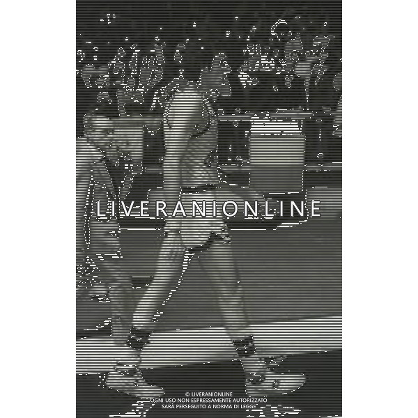 RETROSPETTIVA ASA NIKOLIC ALLENATORE BASKET SINUDYNE BOLOGNA NELLA FOTO ASA NIKOLIC ALLENATORE BASKET SINUDYNE BOLOGNA NELL\'ANNO 1980-1981 AG ALDO LIVERANI SAS