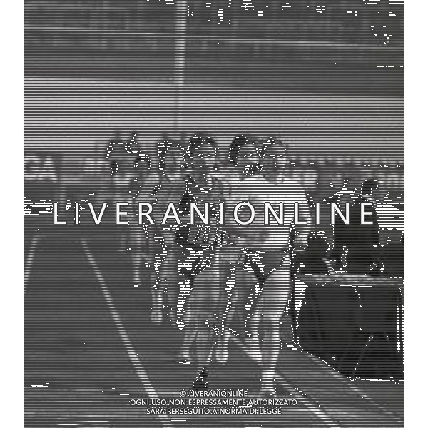RETROSPETTIVA AGNESE POSSAMAI ATLETA NELLA FOTO AGNESE POSSAMAI A MILANO NELL\'ANNO 1982 AI CAMPIONATI INDOOR AG ALDO LIVERANI SAS 