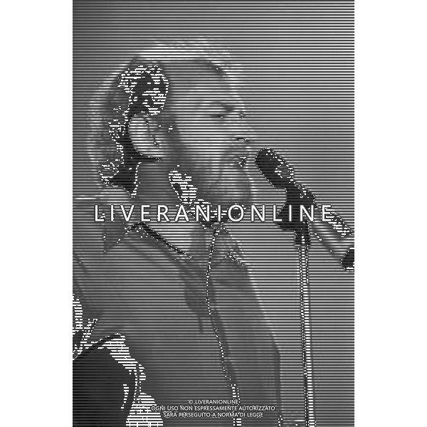 RETROSPETTIVA JOE COCKER CANTANTE NELLA FOTO AL FESTIVAL DI SANREMO NEL 1988 ©Archivio Giovanni Liverani / AGENZIA ALDO LIVERANI SAS