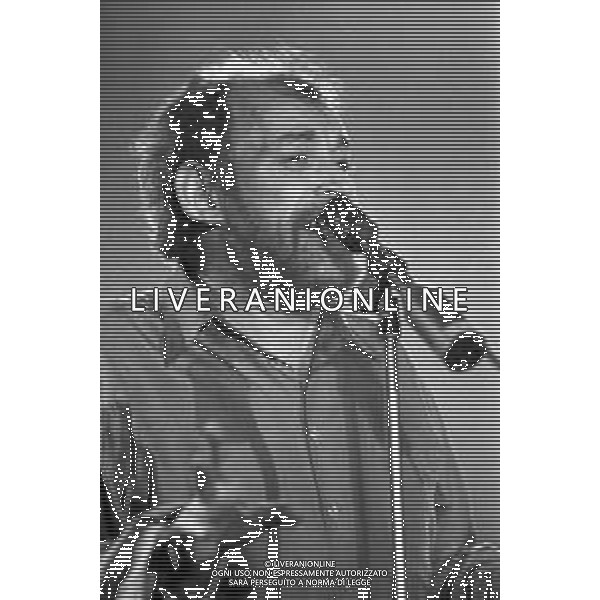 RETROSPETTIVA JOE COCKER CANTANTE NELLA FOTO AL FESTIVAL DI SANREMO NEL 1988 ©Archivio Giovanni Liverani / AGENZIA ALDO LIVERANI SAS