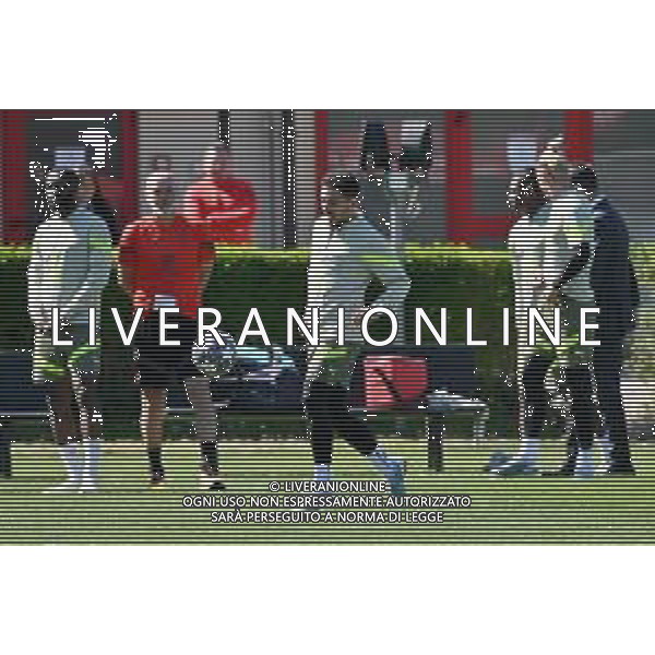 TVRG Allenamento Milan nella foto Ismael Bennacer (Milan) Carnago (VA) 17-04-2023 Centro sportivo Milanello Allenamento Milan in preparazione della gara di ritorno contro il Napoli valevole per i quarti di finale della UEFA Champions League foto Roberto Garavaglia/ag. Aldo Liverani sas