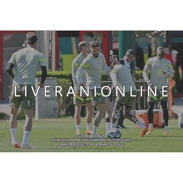 TVRG Allenamento Milan nella foto Olivier Giroud (Milan) Carnago (VA) 17-04-2023 Centro sportivo Milanello Allenamento Milan in preparazione della gara di ritorno contro il Napoli valevole per i quarti di finale della UEFA Champions League foto Roberto Garavaglia/ag. Aldo Liverani sas