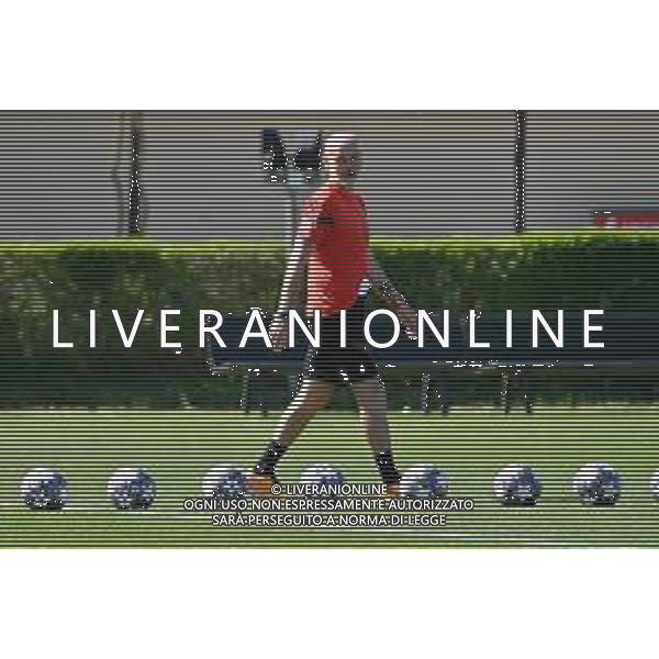 TVRG Allenamento Milan nella foto Stefano Pioli allenatore Milan Carnago (VA) 17-04-2023 Centro sportivo Milanello Allenamento Milan in preparazione della gara di ritorno contro il Napoli valevole per i quarti di finale della UEFA Champions League foto Roberto Garavaglia/ag. Aldo Liverani sas