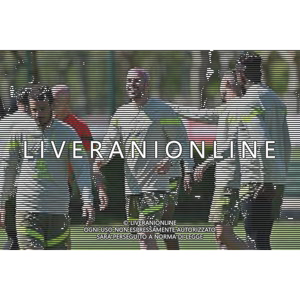 TVRG Allenamento Milan nella foto Theo Hernandez (Milan) Carnago (VA) 17-04-2023 Centro sportivo Milanello Allenamento Milan in preparazione della gara di ritorno contro il Napoli valevole per i quarti di finale della UEFA Champions League foto Roberto Garavaglia/ag. Aldo Liverani sas