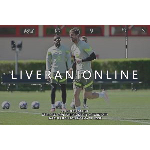 TVRG Allenamento Milan nella foto Matteo Gabbia (Milan) Carnago (VA) 17-04-2023 Centro sportivo Milanello Allenamento Milan in preparazione della gara di ritorno contro il Napoli valevole per i quarti di finale della UEFA Champions League foto Roberto Garavaglia/ag. Aldo Liverani sas