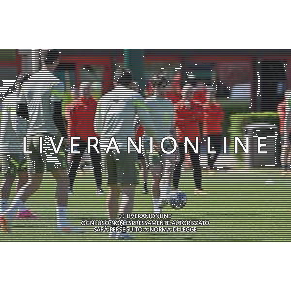 TVRG Allenamento Milan nella foto Sandro Tonali (Milan) Carnago (VA) 17-04-2023 Centro sportivo Milanello Allenamento Milan in preparazione della gara di ritorno contro il Napoli valevole per i quarti di finale della UEFA Champions League foto Roberto Garavaglia/ag. Aldo Liverani sas