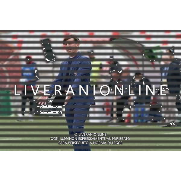 coach Michele Mignani (SSC Bari) during the Italian soccer Serie B match SSC Bari vs Como 1907 on April 15, 2023 at the San Nicola stadium in Bari, Italy. Photo by Emmanuele Mastrodonato/ag. Aldo Liverani sas/ AGENZIA ALDO LIVERANI SAS