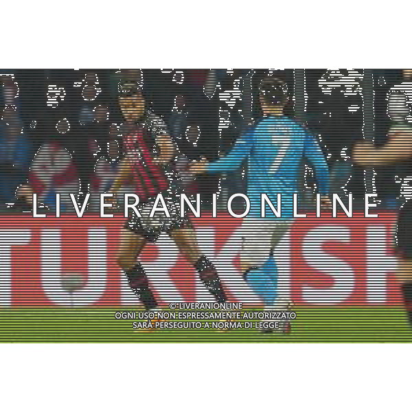 Napoli, Milan Champions League Quarti di finale 18.04.2023 nella foto: Junior Messias Foto Mosca, Ag.Liverani/ AGENZIA ALDO LIVERANI SAS