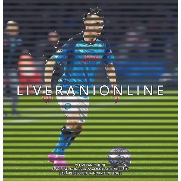 18-04-2023 NAPOLI-CHAMPIONS LEAGUE NAPOLI-MILAN NELLA FOTO: Hirving Lozano FOTO MOSCA\AG.ALDO LIVERANI