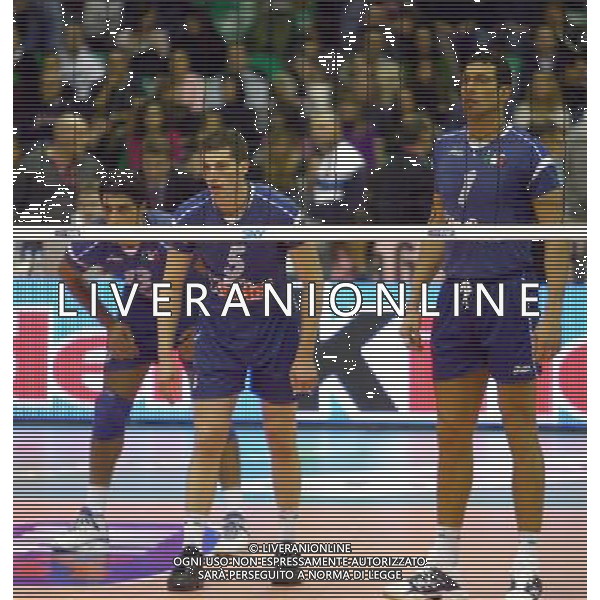 Firenze (Fi) 17/11/2005 Italia-Computer Discount All Star di Pallavolo Nella foto: Mastrangelo Luigi e Vermiglio Valerio.* Ph Gianni Nucci/Agenzia Aldo Liverani