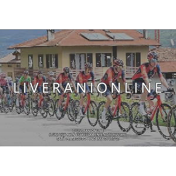 19-04-2023 Tour Of The Alps; Tappa 03 Renon - Brentonico San Valentino; 2023, Ineos Grenadiers; Geoghegan, Hart Tao; Aldeno; ©SIROTTI / AGENZIA ALDO LIVERANI SAS