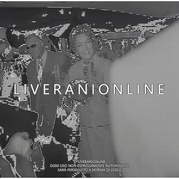RETROSPETTIVA GLORIA SWANSON PSEUDONIMO DI GLORIA MAY JOSEPHINE SVENSSON ATTRICE NELLA FOTO GLORIA SWANSON PSEUDONIMO DI GLORIA MAY JOSEPHINE SVENSSON A ROMA NELL\'ANNO 1955 CON LA FIGLIA FOTO SANDRO VESPASIANI-AG ALDO LIVERANI SAS