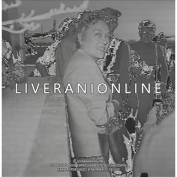 RETROSPETTIVA GLORIA SWANSON PSEUDONIMO DI GLORIA MAY JOSEPHINE SVENSSON ATTRICE NELLA FOTO GLORIA SWANSON PSEUDONIMO DI GLORIA MAY JOSEPHINE SVENSSON A ROMA NELL\'ANNO 1955 CON LA FIGLIA FOTO SANDRO VESPASIANI-AG ALDO LIVERANI SAS
