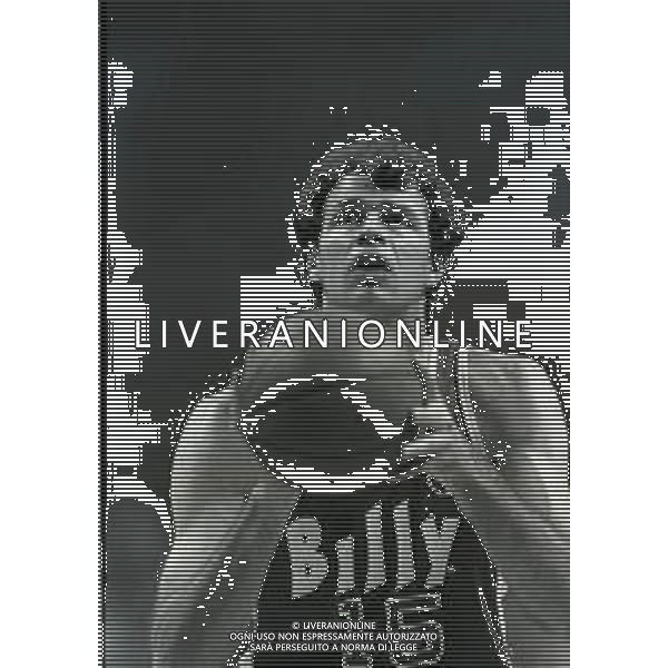RETROSPETTIVA JOHN GIANELLI BASKET NELLA FOTO JOHN GIANELLI CON LA MAGLIA DELLA BILLY MILANO BASKET AG ALDO LIVERANI SAS