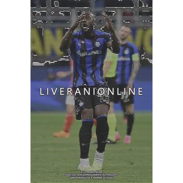 Romelu Lukaku (Inter) Inter vs Benfica Milano 19-04-2023 Stadio Giuseppe Meazza - San Siro UEFA Champions League quarti di finale - gara di ritorno foto Roberto Garavaglia/ag. Aldo Liverani sas