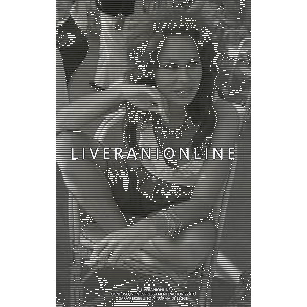 RETROSPETTIVA KAREN BLAKE ATTRICE NELLA FOTO KAREN BLAKE A CANNES NELL\'ANNO 1981 AG ALDO LIVERANI SAS