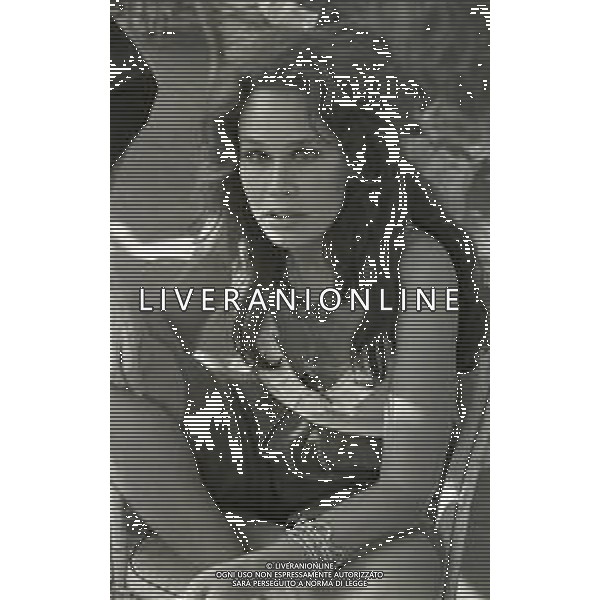 RETROSPETTIVA KAREN BLAKE ATTRICE NELLA FOTO KAREN BLAKE A CANNES NELL\'ANNO 1981 AG ALDO LIVERANI SAS