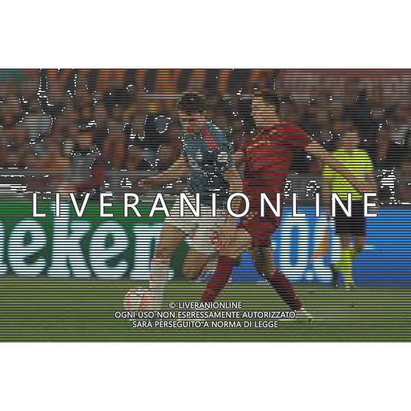 Roma vs Feyenoord Europa League - Quarti di finale - Stadio Olimpico - Roma 20-04-2023 nella foto Wieffer e Matic ©Federico Gaetano / AGENZIA ALDO LIVERANI SAS