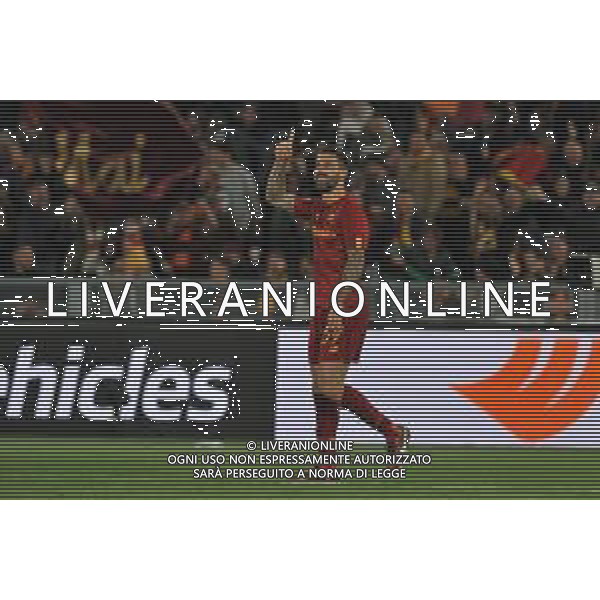 Roma vs Feyenoord Europa League - Quarti di finale - Stadio Olimpico - Roma 20-04-2023 nella foto Esultanza Leonardo Spinazzola ©Federico Gaetano / AGENZIA ALDO LIVERANI SAS