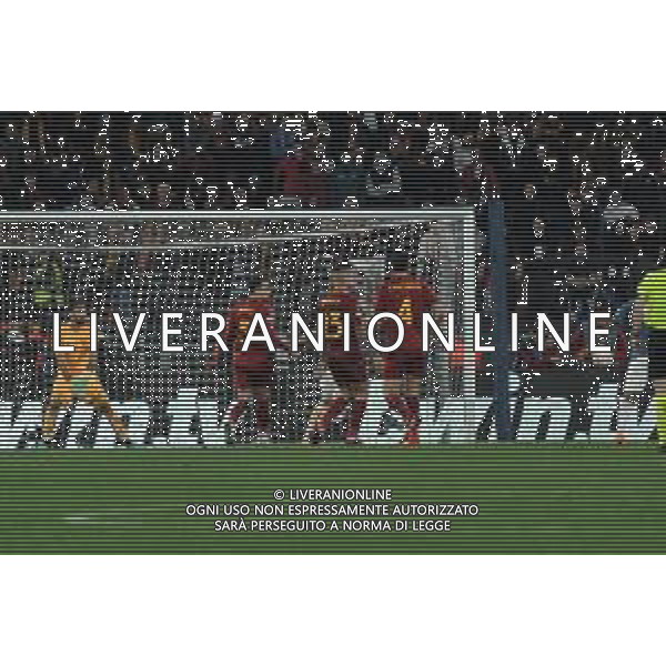 Roma vs Feyenoord Europa League - Quarti di finale - Stadio Olimpico - Roma 20-04-2023 nella foto Gol Paixao ©Federico Gaetano / AGENZIA ALDO LIVERANI SAS