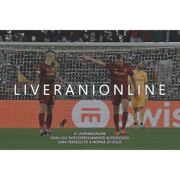 Roma vs Feyenoord Europa League - Quarti di finale - Stadio Olimpico - Roma 20-04-2023 nella foto Delusione Roma ©Federico Gaetano / AGENZIA ALDO LIVERANI SAS