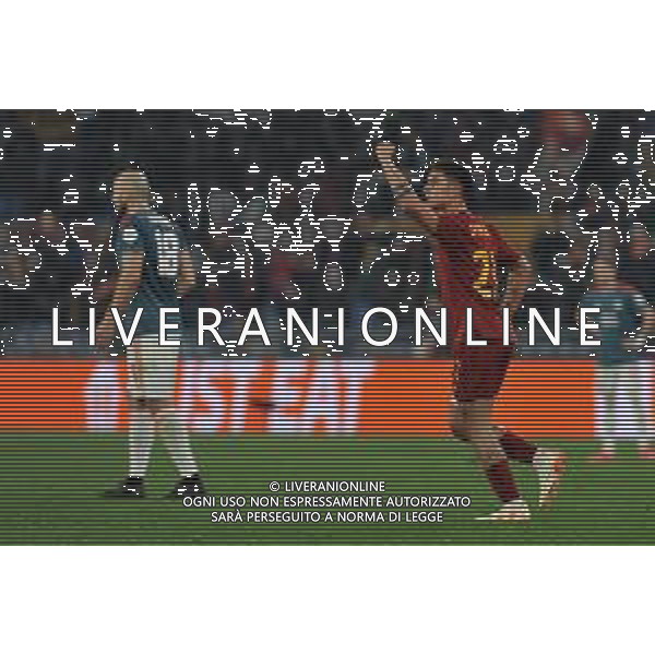 Roma vs Feyenoord Europa League - Quarti di finale - Stadio Olimpico - Roma 20-04-2023 nella foto Esultanza Dybala ©Federico Gaetano / AGENZIA ALDO LIVERANI SAS