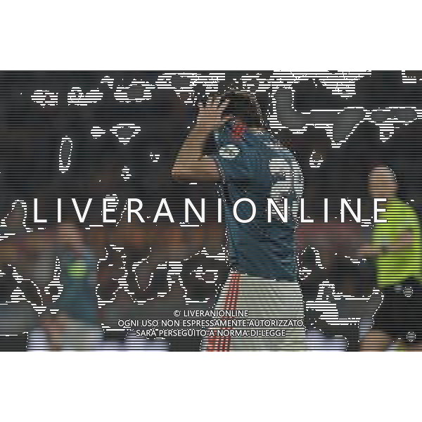 Roma vs Feyenoord Europa League - Quarti di finale - Stadio Olimpico - Roma 20-04-2023 nella foto Delusione Gimenez ©Federico Gaetano / AGENZIA ALDO LIVERANI SAS