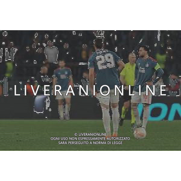 Roma vs Feyenoord Europa League - Quarti di finale - Stadio Olimpico - Roma 20-04-2023 nella foto Delusione Feyenoord ©Federico Gaetano / AGENZIA ALDO LIVERANI SAS