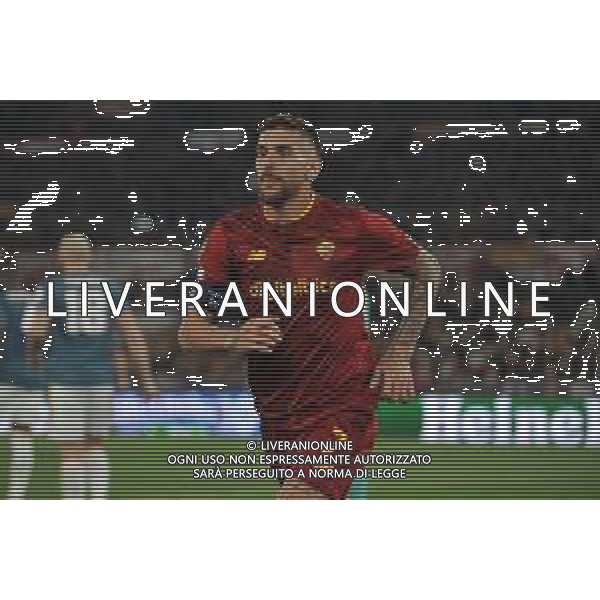 Roma vs Feyenoord Europa League - Quarti di finale - Stadio Olimpico - Roma 20-04-2023 nella foto Lorenzo Pellegrini ©Federico Gaetano / AGENZIA ALDO LIVERANI SAS