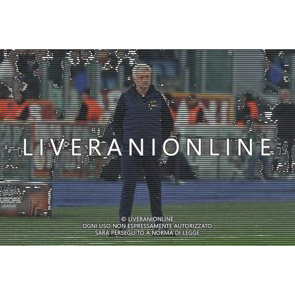 Roma vs Feyenoord Europa League - Quarti di finale - Stadio Olimpico - Roma 20-04-2023 nella foto Jose\' Mourinho ©Federico Gaetano / AGENZIA ALDO LIVERANI SAS