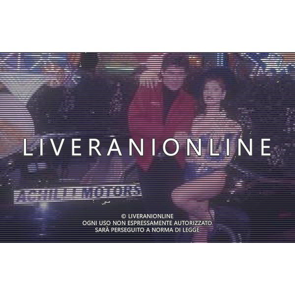 RETROSPETTIVA TINI CANSINO PSEUDONIMO DI PHOTINA LAPPA SHOWGIRL-ATTRICE E OPINIONISTA GRECA NELLA FOTO TINI CANSINO PSEUDONIMO DI PHOTINA LAPPA NELLA TRASMISSIONE TELEVISIVA“DRIVE IN“CON DAVID HASSELHOFF AG ALDO LIVERANI SAS 