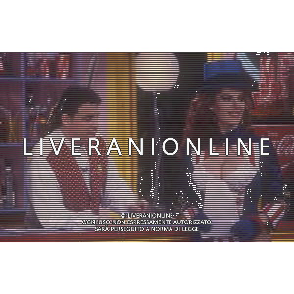 RETROSPETTIVA TINI CANSINO PSEUDONIMO DI PHOTINA LAPPA SHOWGIRL-ATTRICE E OPINIONISTA GRECA NELLA FOTO TINI CANSINO PSEUDONIMO DI PHOTINA LAPPA NELLA TRASMISSIONE TELEVISIVA“DRIVE IN“ CON FRANCESCO SALVI AG ALDO LIVERANI SAS  