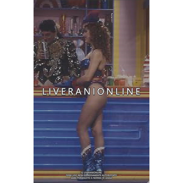 RETROSPETTIVA TINI CANSINO PSEUDONIMO DI PHOTINA LAPPA SHOWGIRL-ATTRICE E OPINIONISTA GRECA NELLA FOTO TINI CANSINO PSEUDONIMO DI PHOTINA LAPPA NELLA TRASMISSIONE TELEVISIVA“DRIVE IN“ AG ALDO LIVERANI SAS 