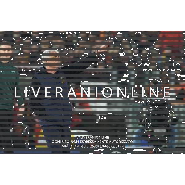 Roma vs Feyenoord Europa League - Quarti di finale - Stadio Olimpico - Roma 20-04-2023 nella foto Jose\' Mourinho ©Federico Gaetano / AGENZIA ALDO LIVERANI SAS